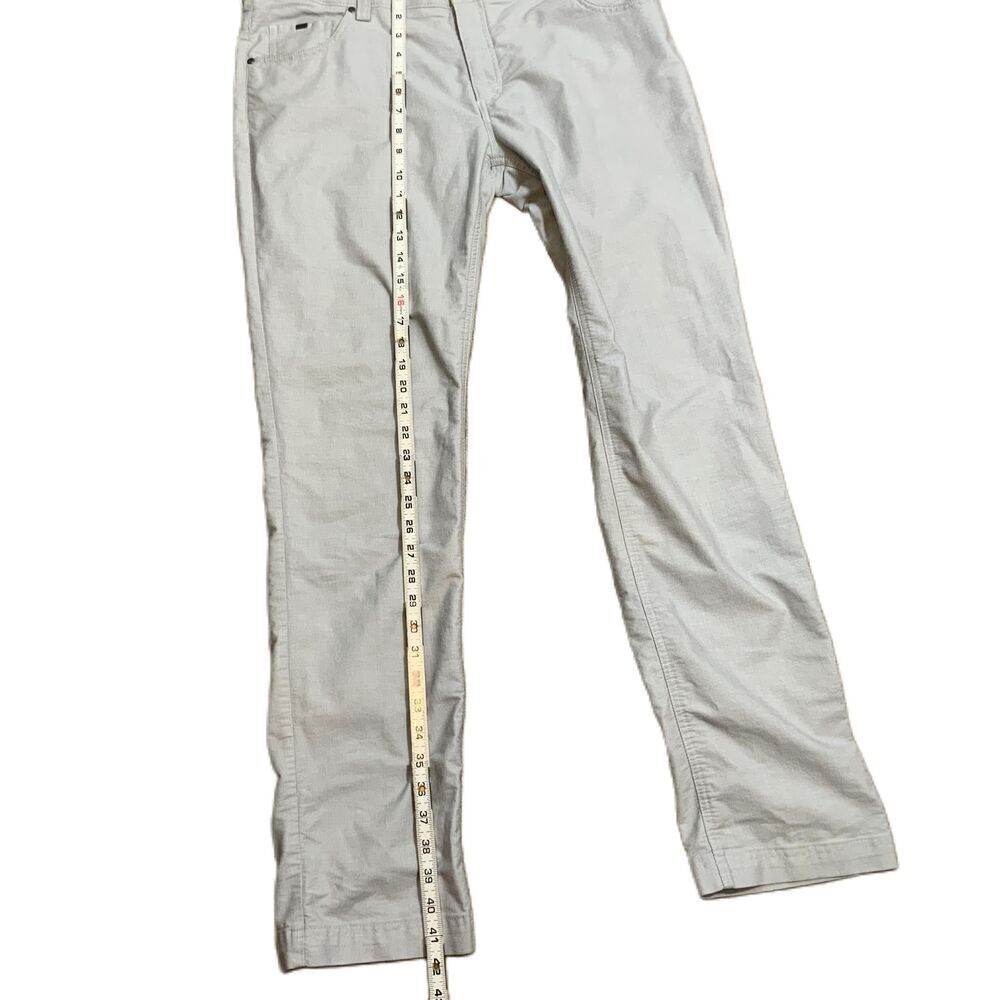 Bertini Light Grey 5 Pocket Button Closure Casual Pants Size 38 Preppy Academia - Picture 6 of 12